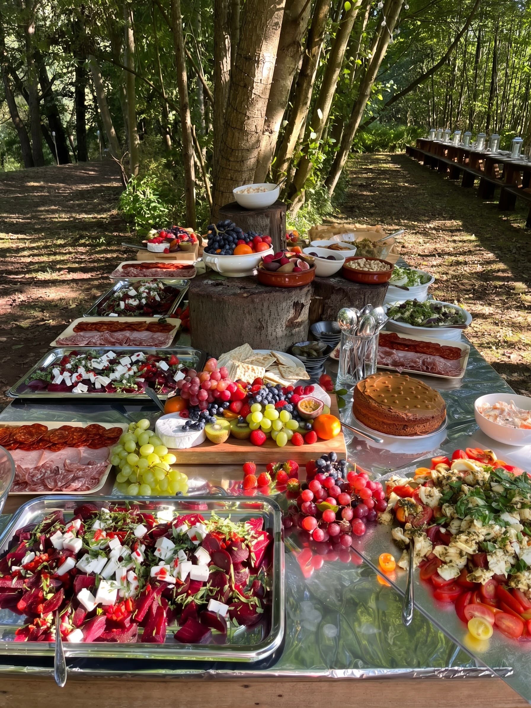 Outdoor dining at Ruthlin